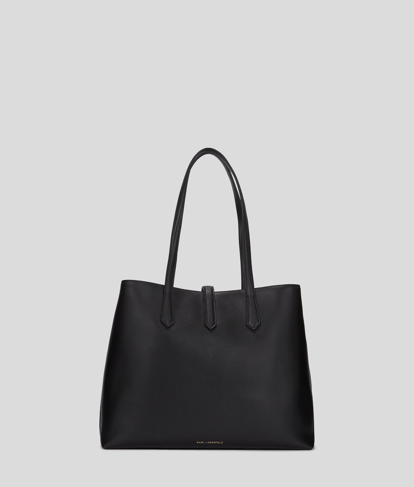 KarlLagerfeld Kautograph Padlock Medium Tote Bag Black/Gold