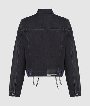KarlLagerfeld Logo Nylon Backpack Black