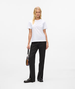 KarlLagerfeld Ikon Pebble Moon Shoulder Bag Black