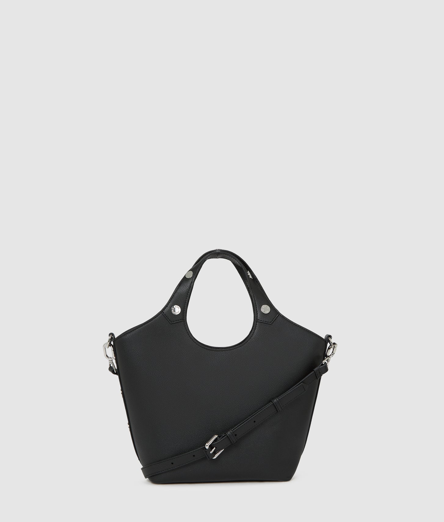 KarlLagerfeld Krocky Marais Small Tote Bag Black-Nickel