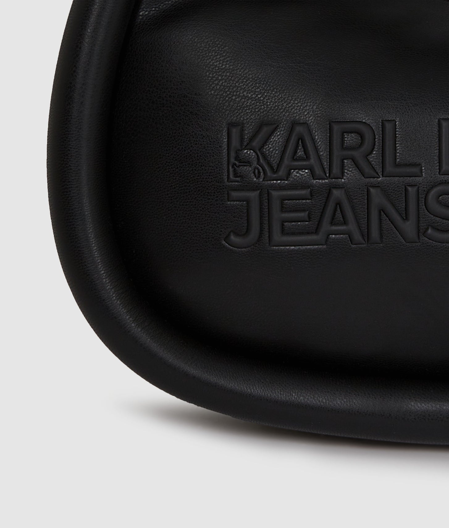 KarlLagerfeld Puffy Top Handle Bag Black