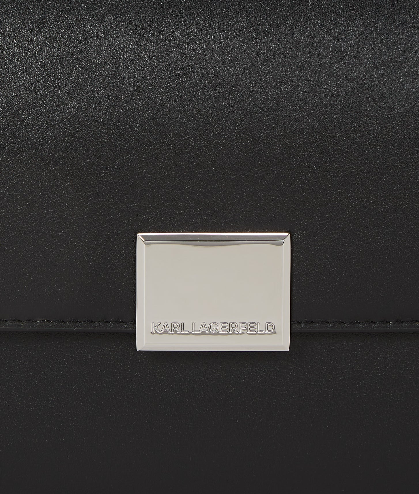 KarlLagerfeld Kforever Shoulder Bag Black-Nickel