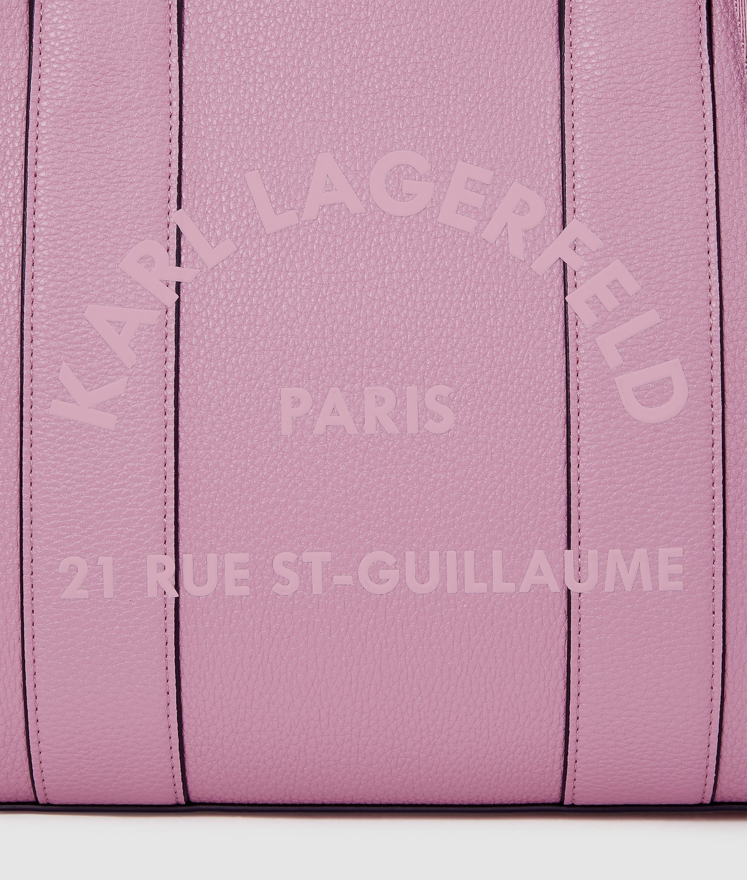 KarlLagerfeld Rue St-Guillaume Medium Tote Bag Cyclamen