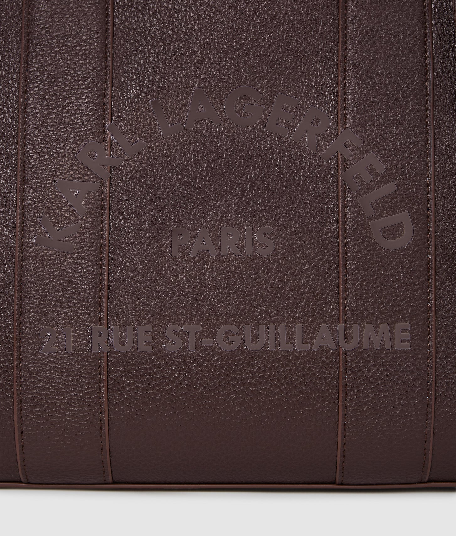 KarlLagerfeld Rue St-Guillaume Medium Tote Bag Tobacco