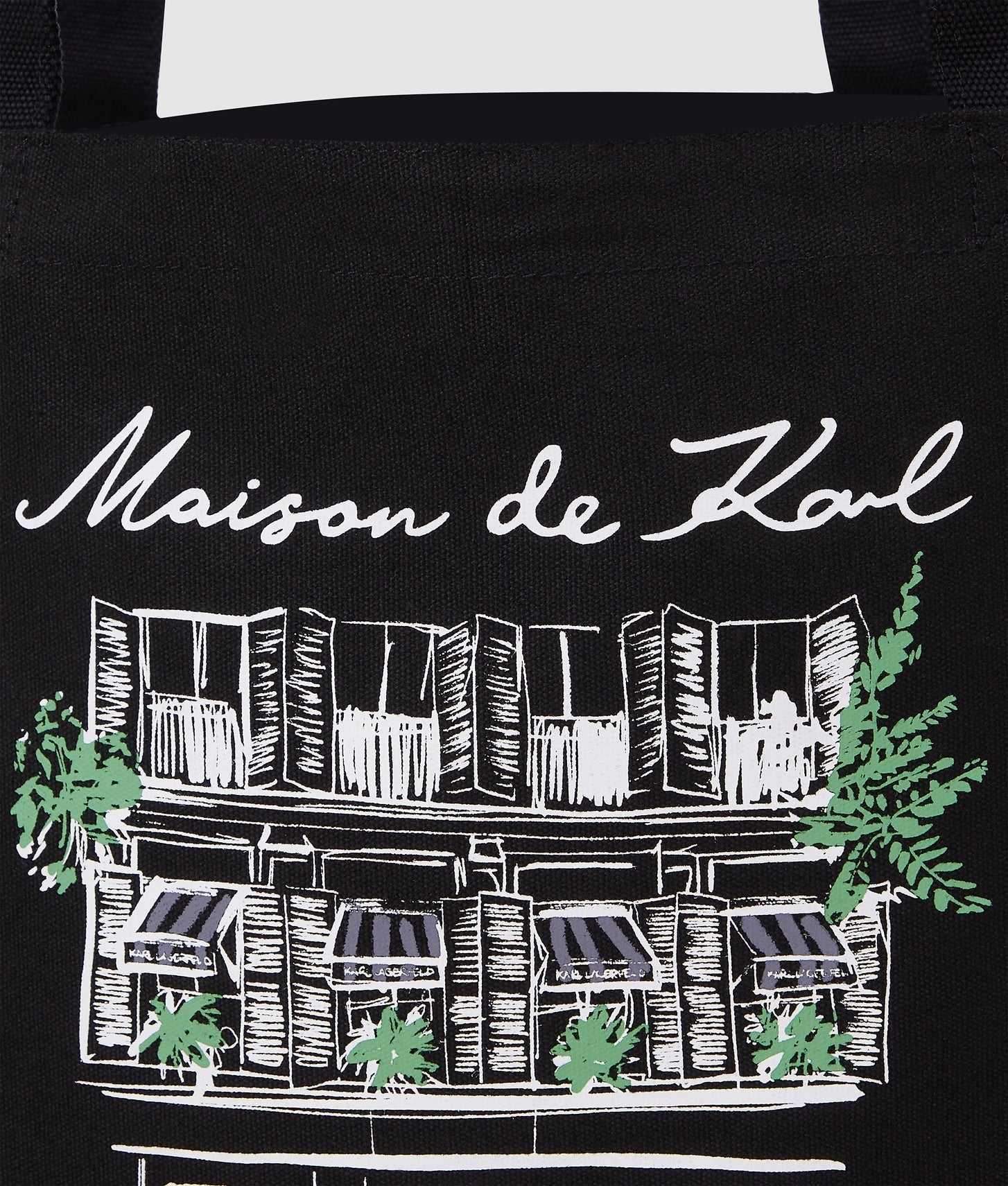 KarlLagerfeld Maison De Karl Reversible Shopper Black