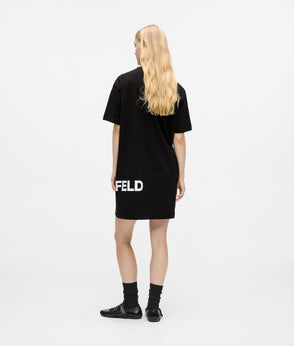 KarlLagerfeld Logo Nylon Crossbody Bag Black