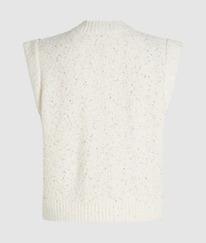 KarlLagerfeld Ksignature Moon Bag Off White
