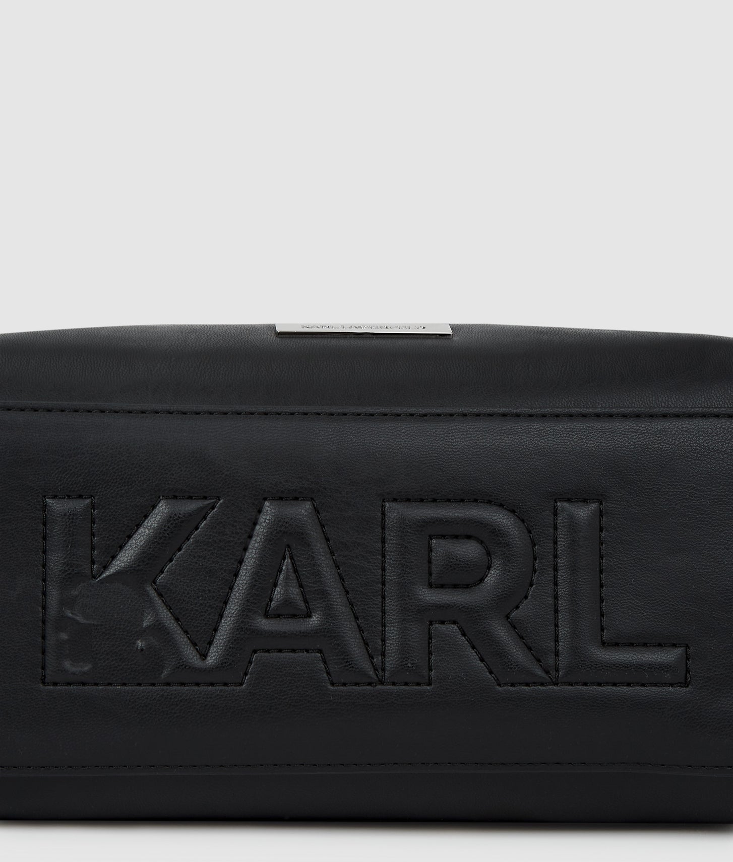 KarlLagerfeld Ikon Smooth Small Tote Bag Black