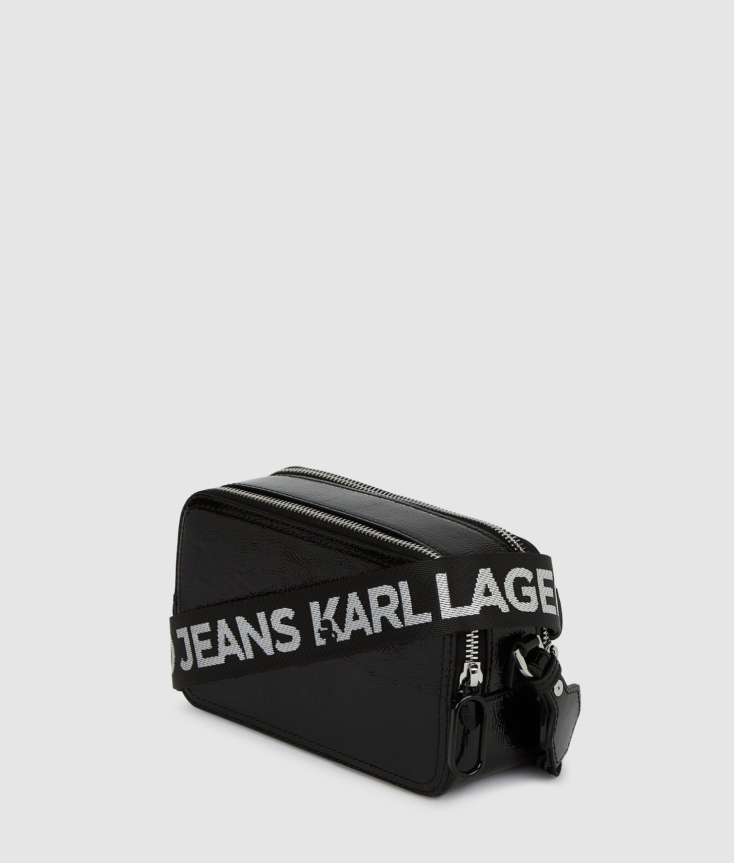 KarlLagerfeld Glossy Camera Bag Black