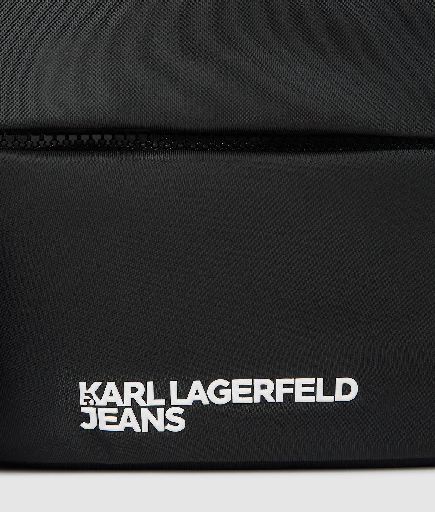 KarlLagerfeld Logo Nylon Crossbody Bag Black