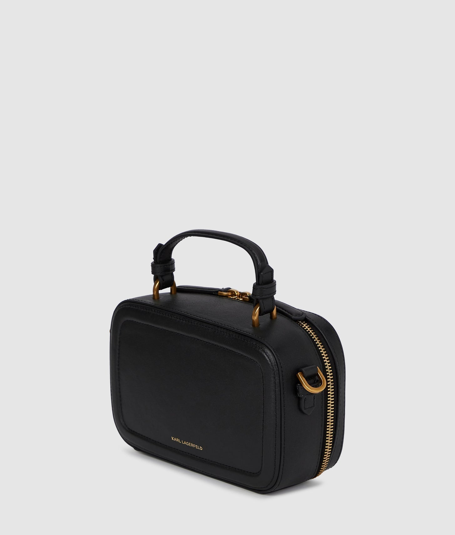 KarlLagerfeld Kautograph Chain Top Handle Bag Black/Gold