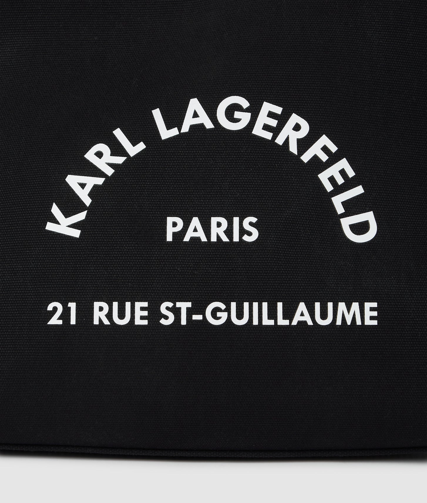 KarlLagerfeld Rue St-Guillaume Transformable Tote Bag Black
