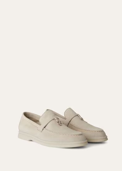 Lord Piana Pearl Powder (A760) Summer Charms Walk Loafer