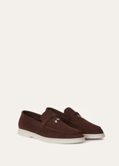 Lord Piana Chocolate (H026) Summer Charms Walk Loafer