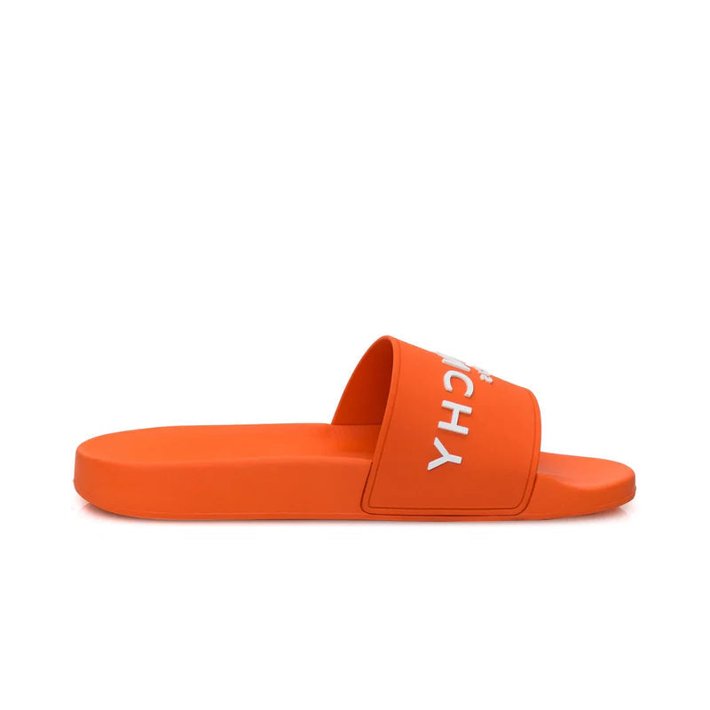 GIVENCHY POOL SLIDES BRIGHT ORANGE