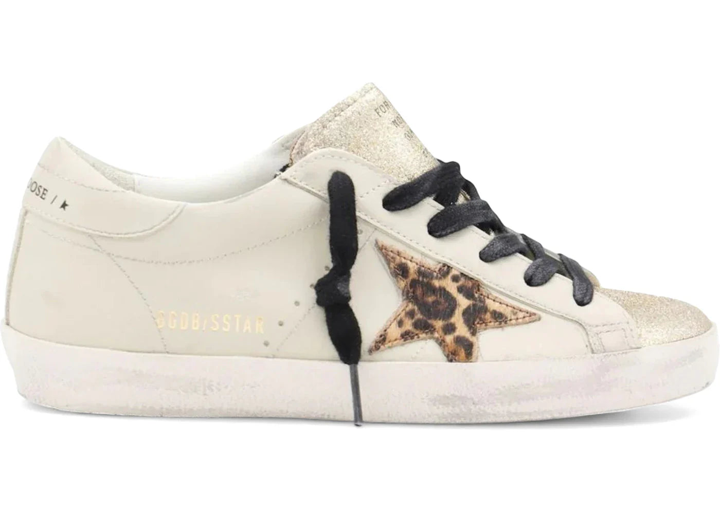 Golden Goose Super-Star Light Beige Dark Red (Women'S)