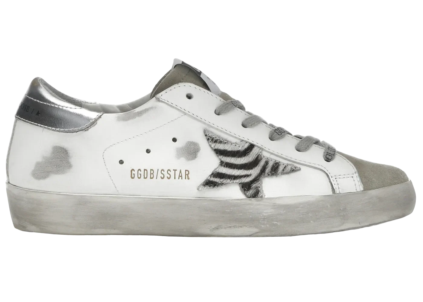 Golden Goose Super-Star Zebra Print Pony Skin Star (Women'S)