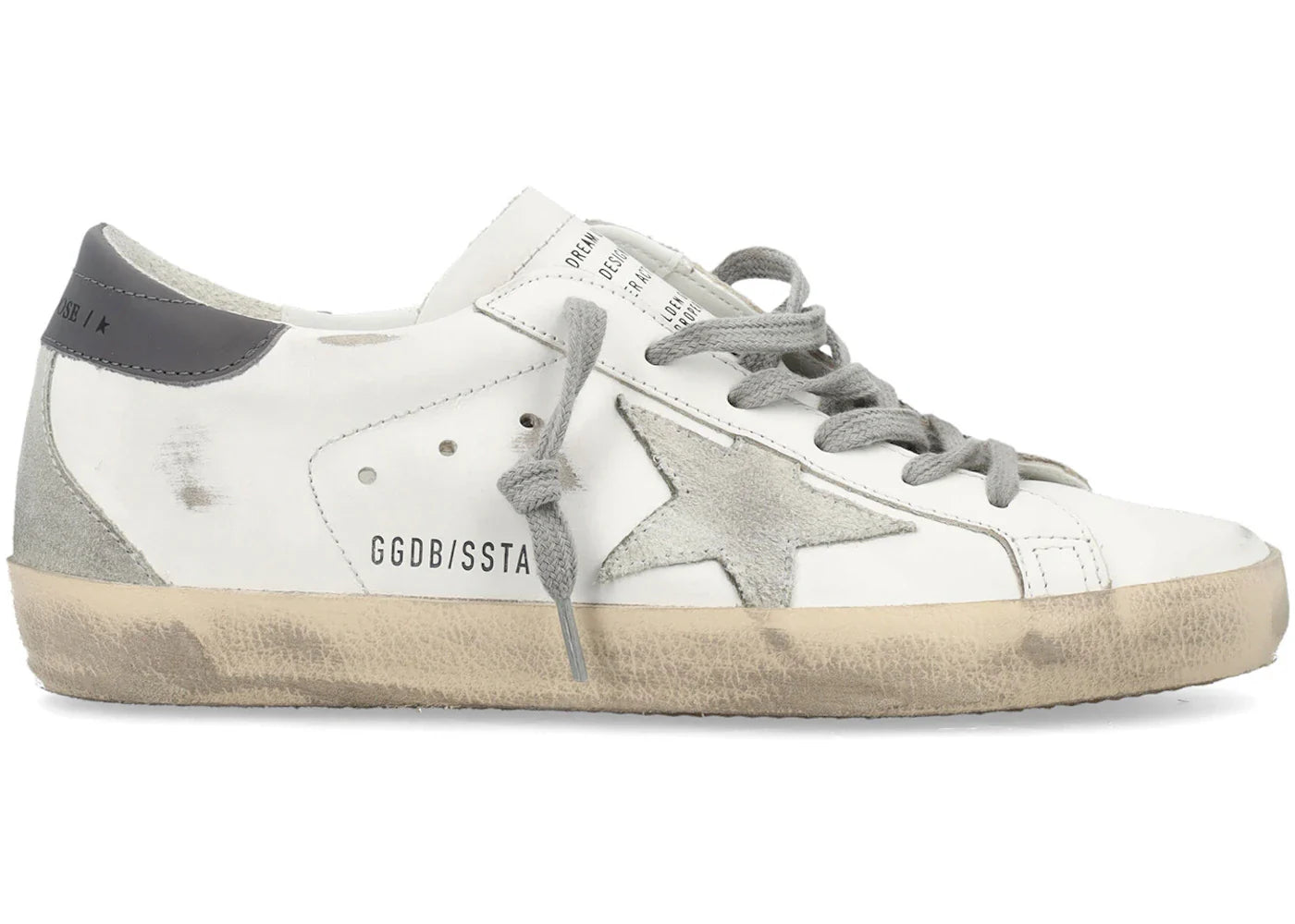 Golden Goose Superstar Deluxe White Ice Dark Grey (Women'S)