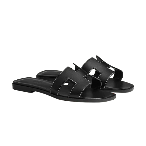 HermèS Oran Sandal Noir