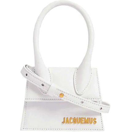 Jacquemus Le Chiquito Croc Embossed WHITE (MINI)