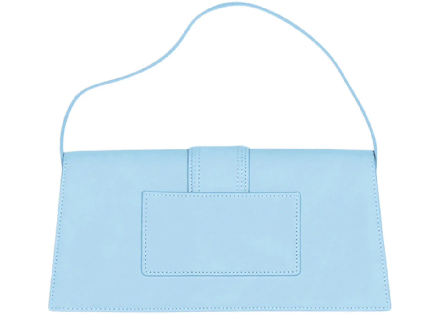 jacquemus le bambino long flap shoulder bag light blue