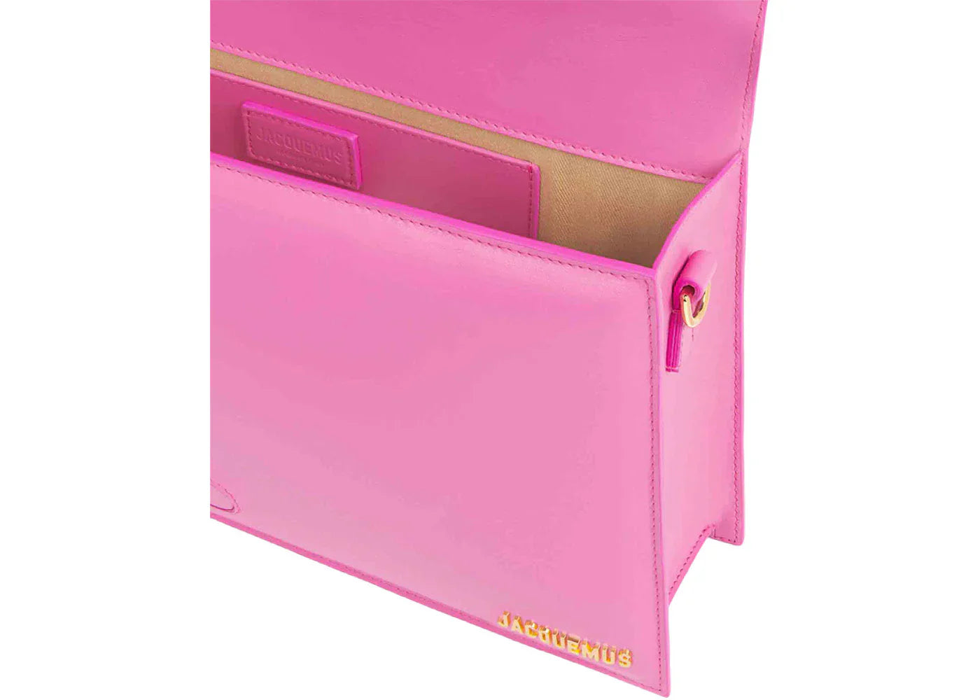 Jacquemus Pink Croc Le Grand Bambino(with dustbag only)