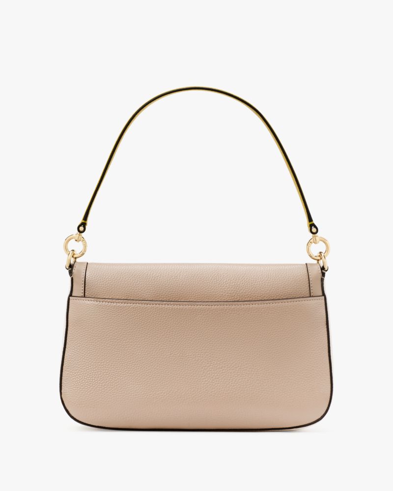 KateSpade HUDSON convertible shoulder bag Timeless Taupe Multi