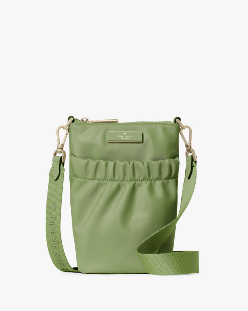 KateSpade Carter Nylon Phone Crossbody Bag Cedar Stand