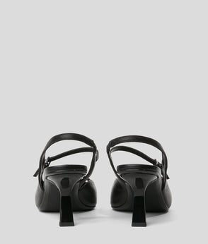 KarlLagerfeld Metal Logo Camera Bag Black