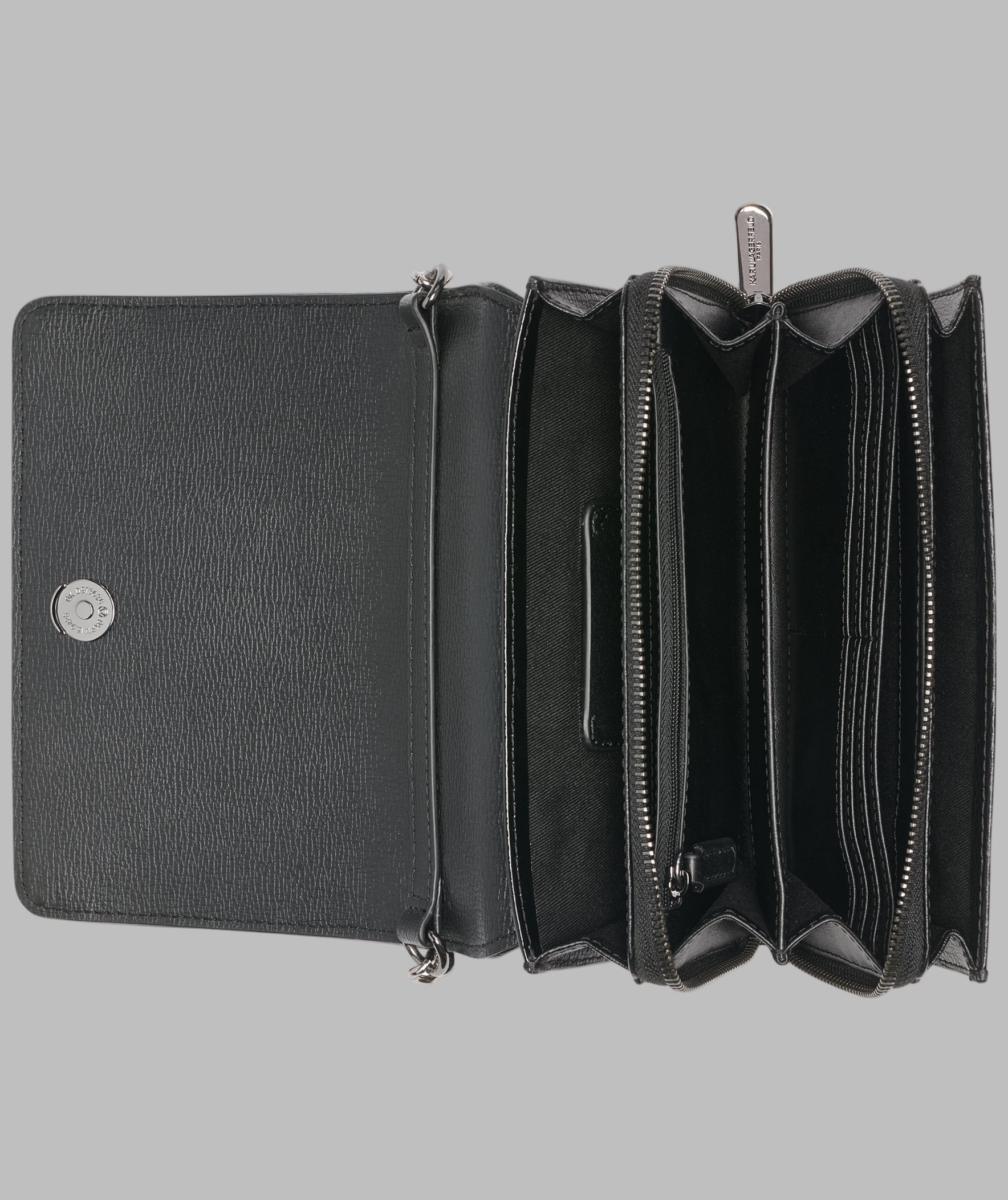 KarlLagerfeld Lourdes crossbody black embriodered black