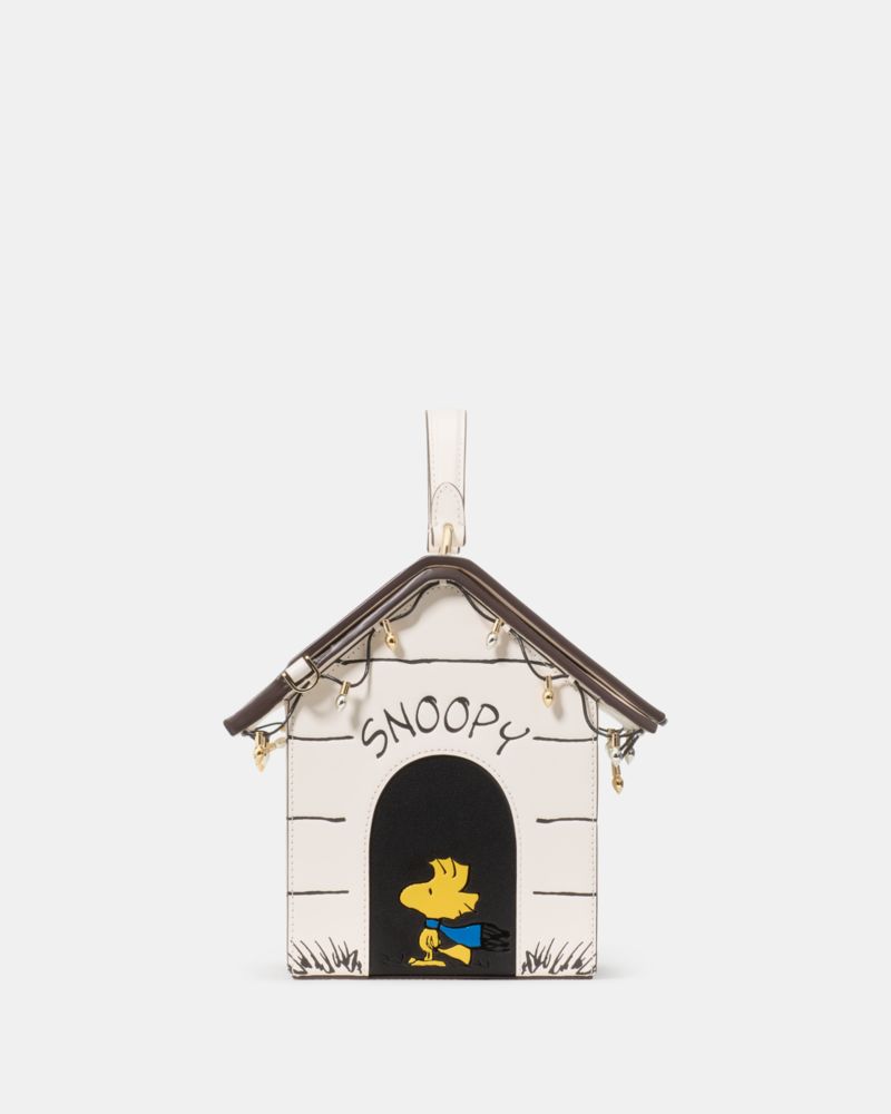 KateSpade Peanuts X KSNY Snoopy 3D Dog House Crossbody Multi