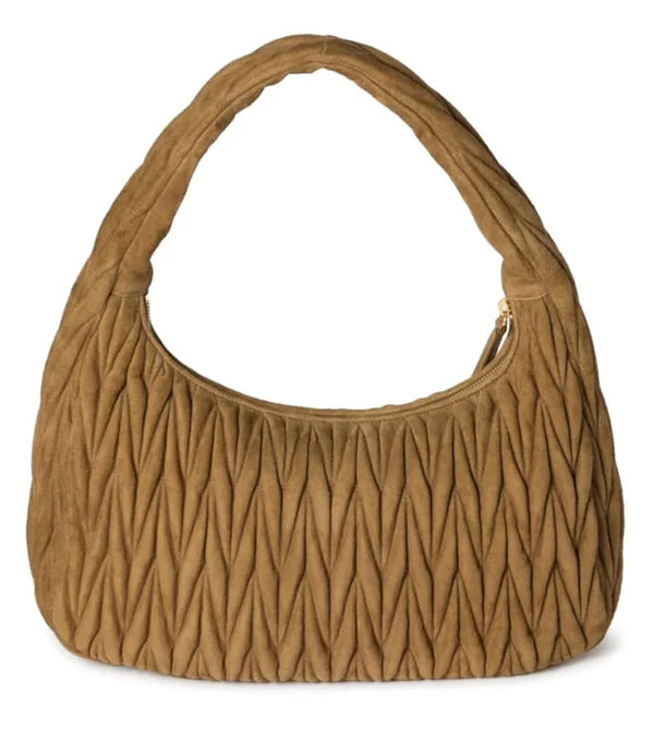 Miu Miu Brown Wander Matelasse Hobo Bag