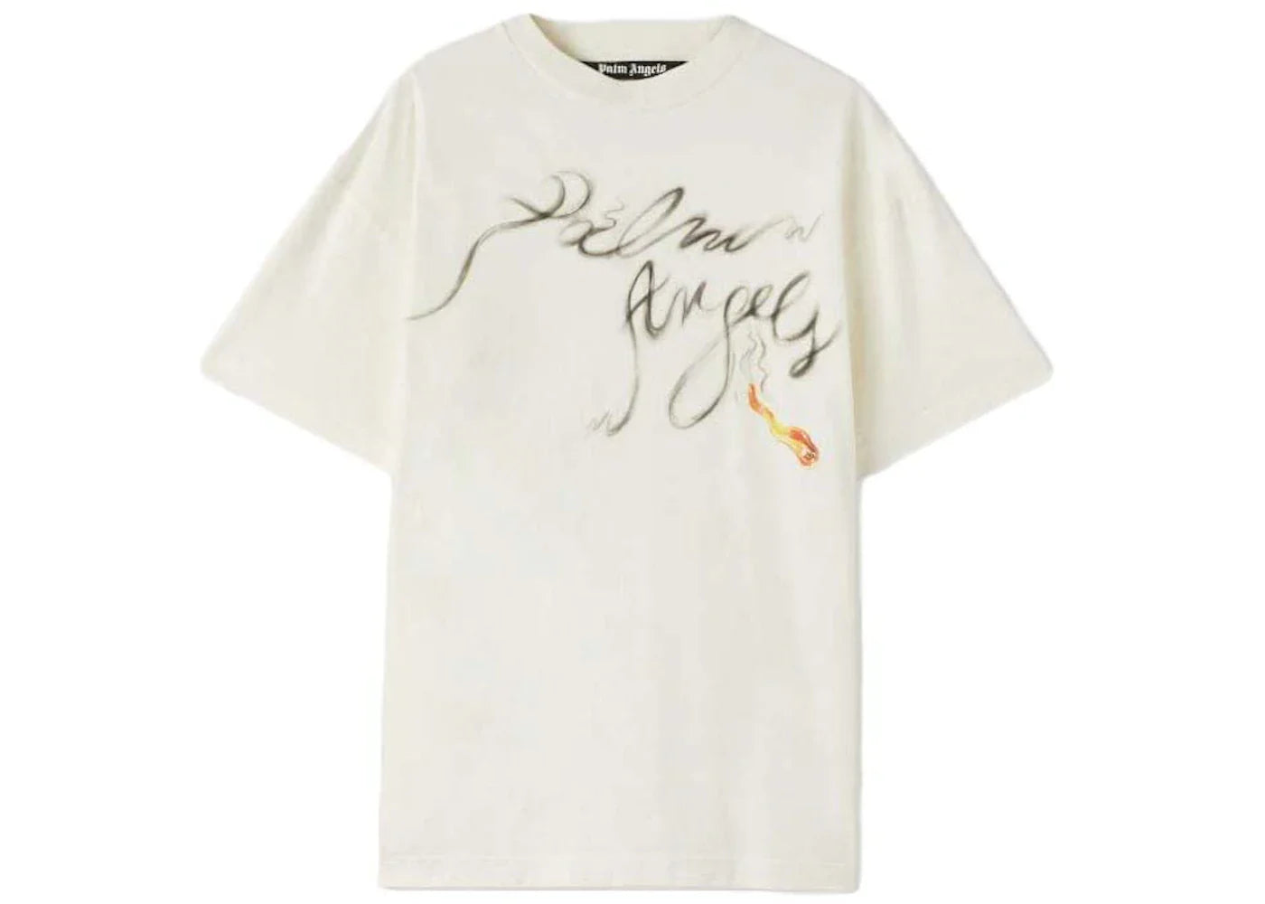 palm angels foggy pa t-shirt off white/black