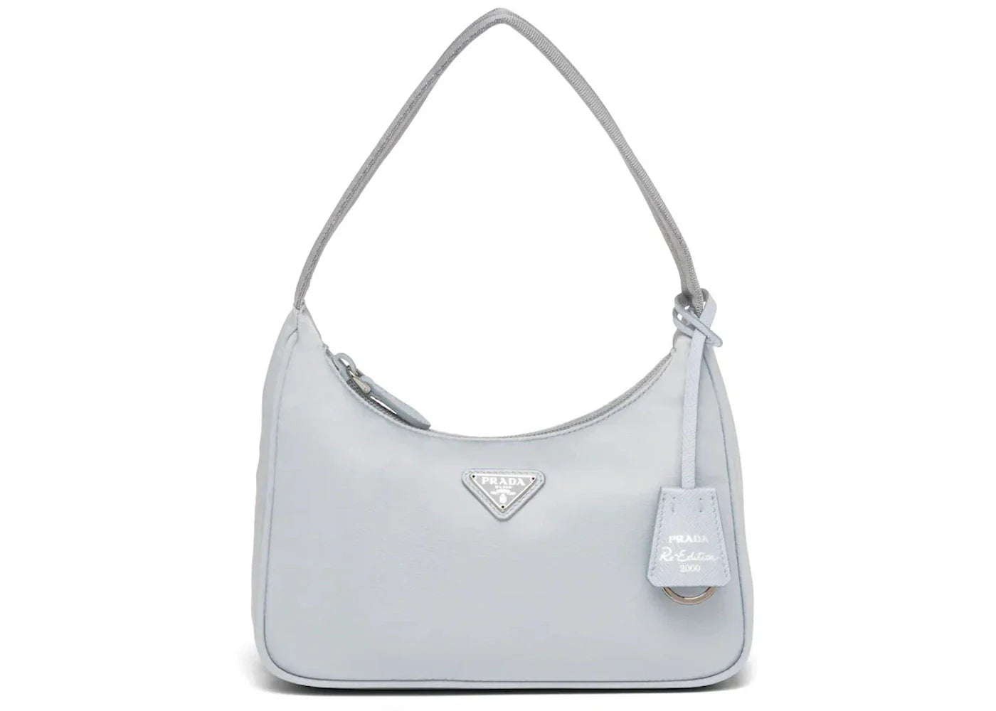 prada re-edition 2000 re-nylon mini bag cornflower blue