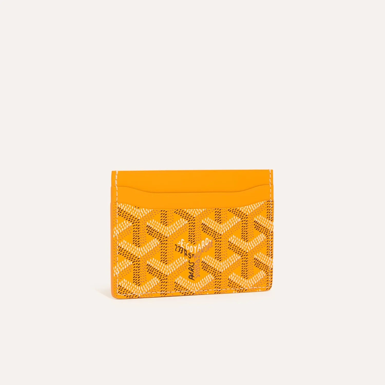 GOYARD Yellow Saint-Sulpice Card Wallet