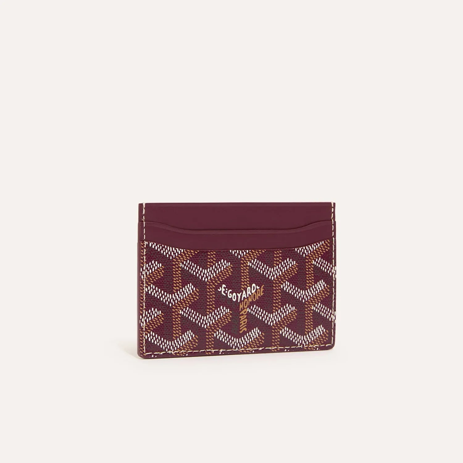 GOYARD Burgundy Saint-Sulpice Card Wallet