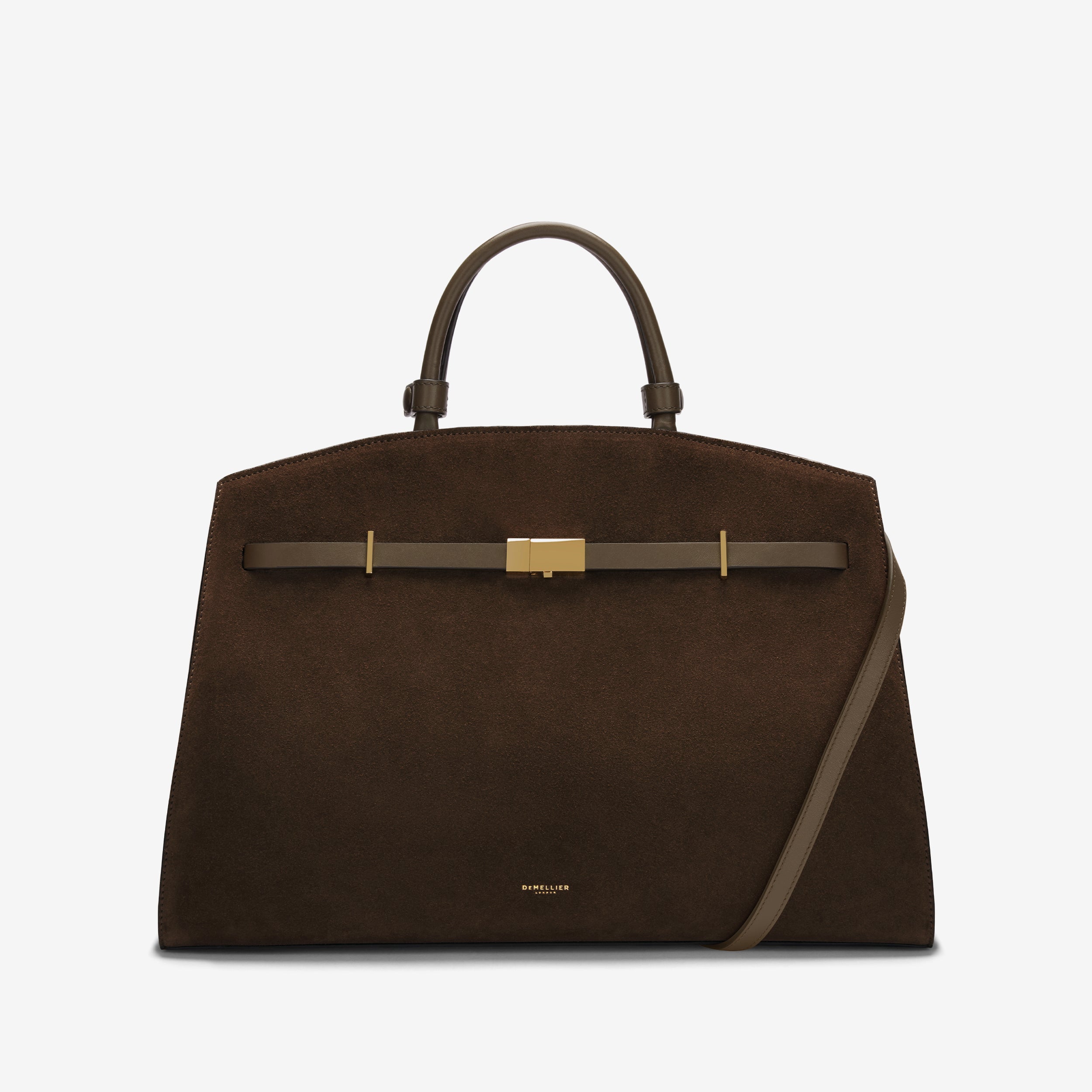 DeMellier The Hudson mocha suede & mocha smooth