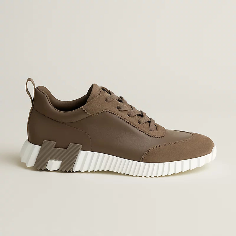 Hermes Etoupe Bouncing Sneaker