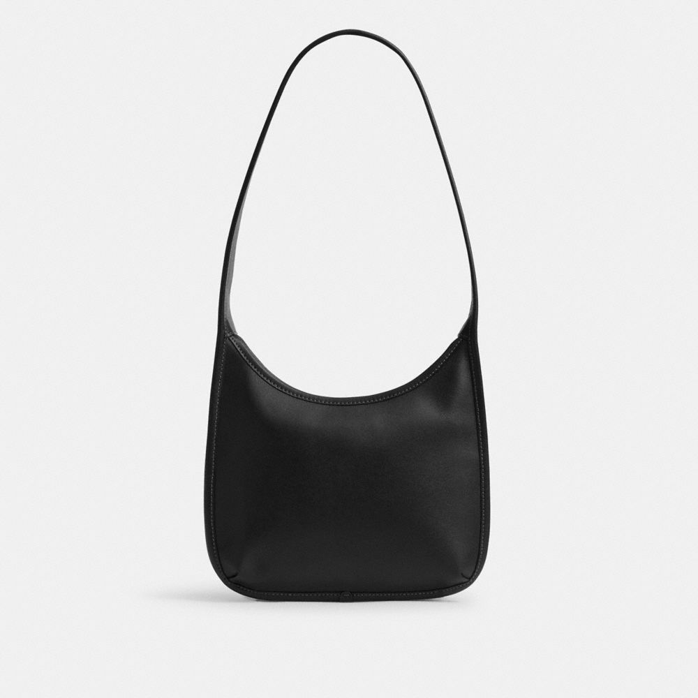 Coach Curve Zip Bag Brass Black