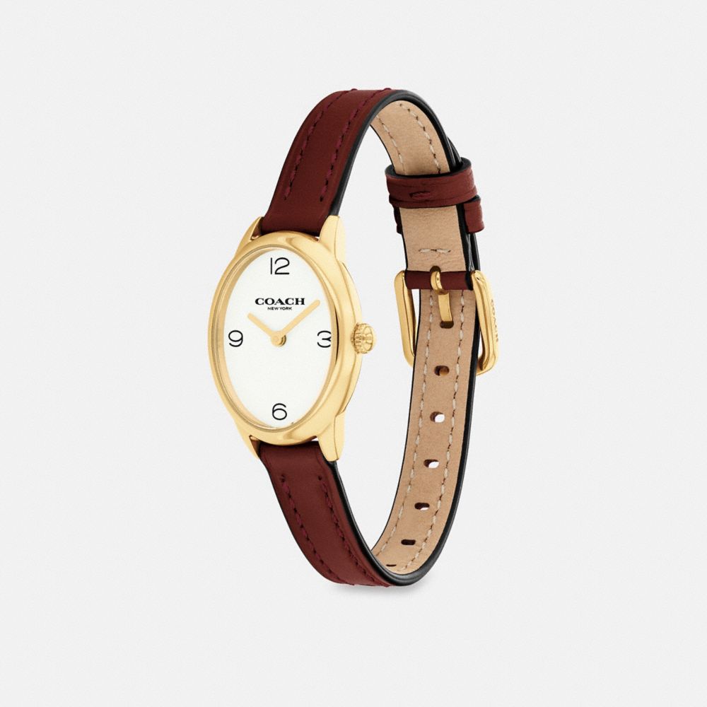 Coach Talia Watch, 22 Mm Dark Wine