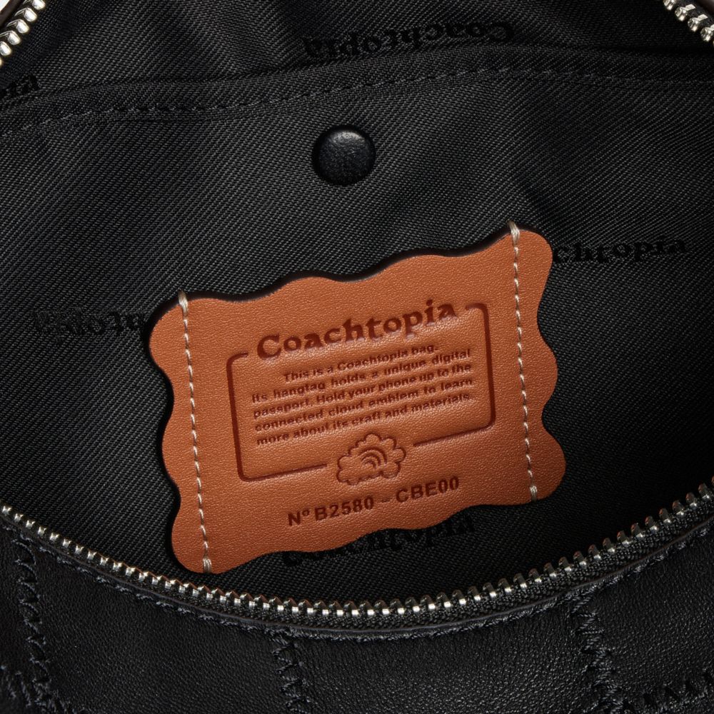 Coach Alter/Ego Slouchy Shoulder Bag In Upcrafted Leather Black