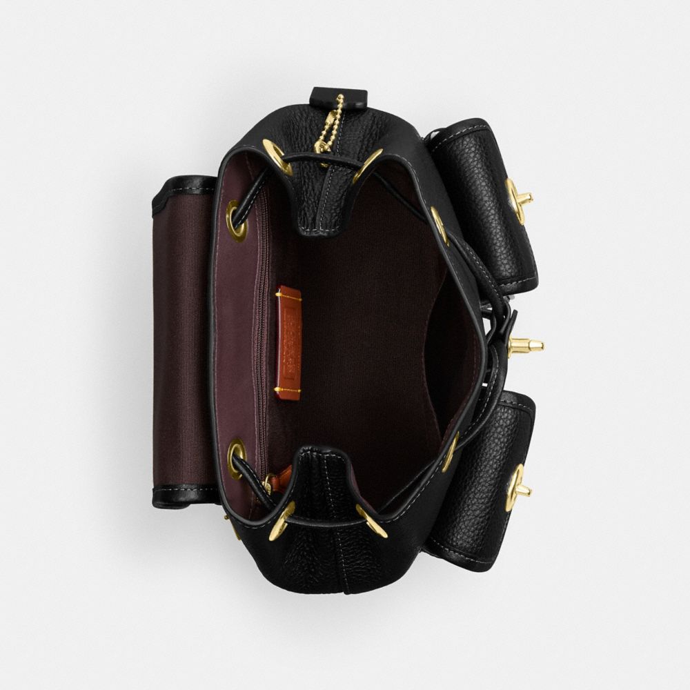 Coach Hadley Backpack Gold Black