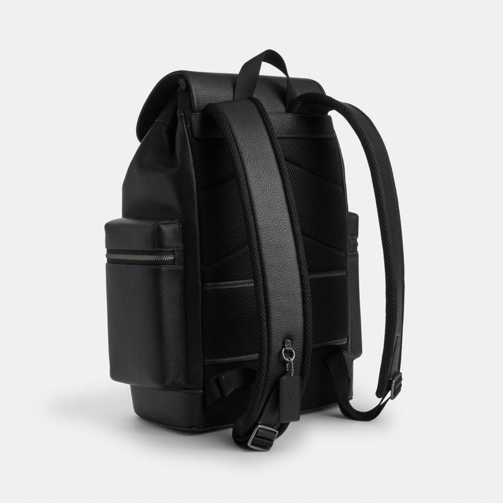 Coach Sprint Backpack Black Copper Finish Black Black