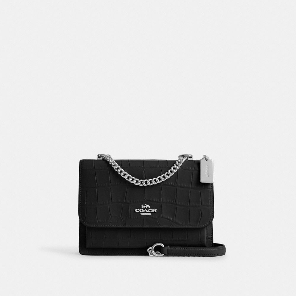Coach Klare Crossbody Bag Silver Black