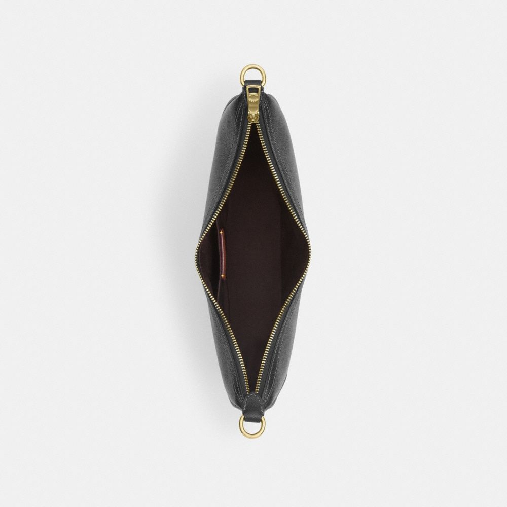 Coach Aria Shoulder Bag Gold Black