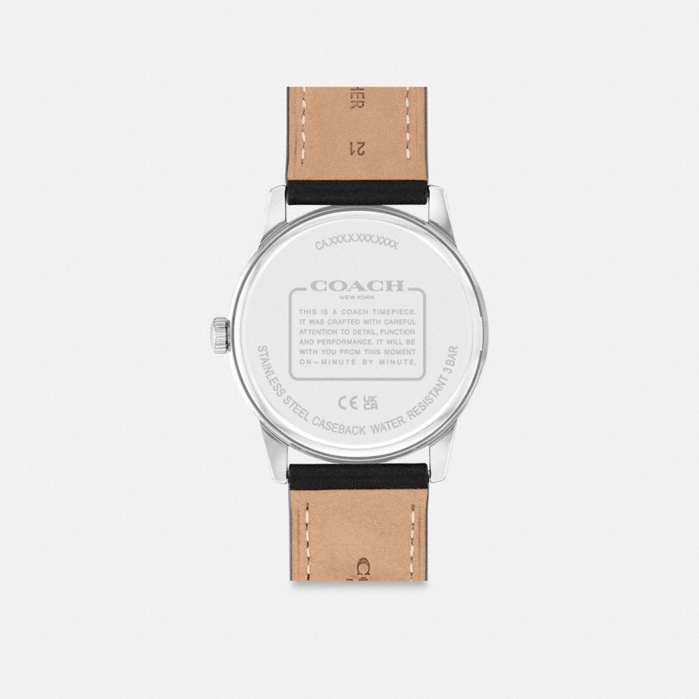 Coach Keane Watch, 39 Mm Black