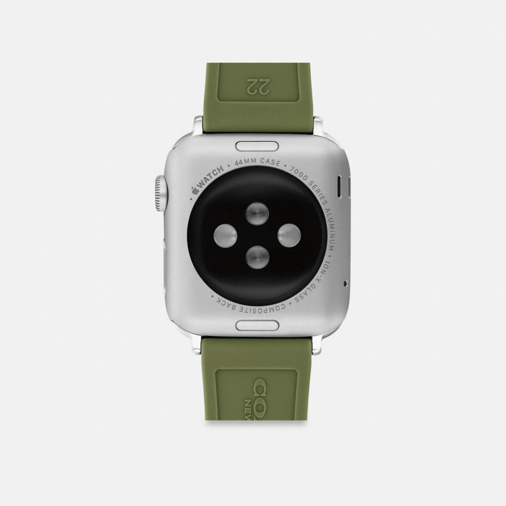 Coach Apple Watch® Strap Gift Set, 42 Mm, 44 Mm, 45 Mm And 46 Mm Green Black