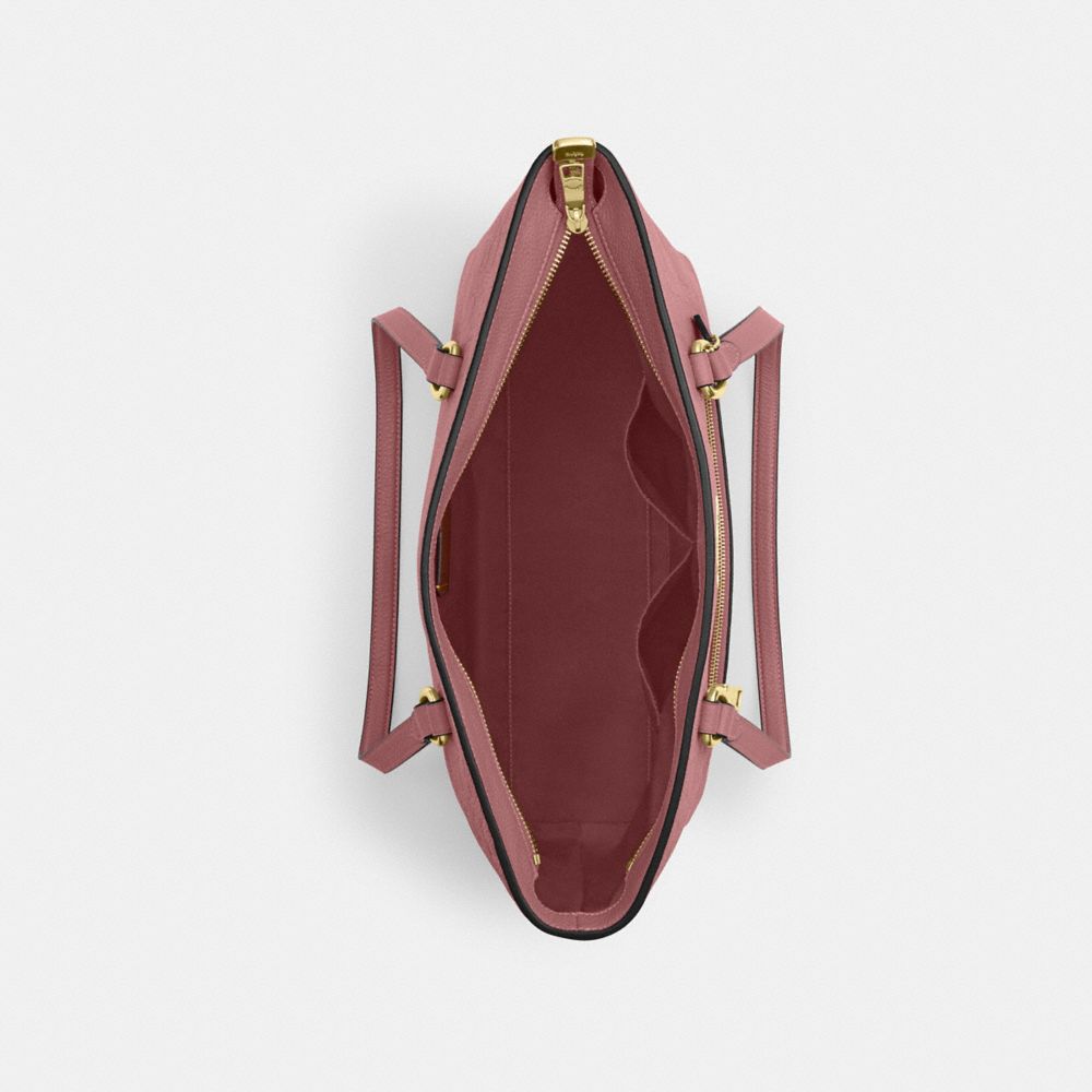 Coach Station Tote Bag In Signature Leather Gold