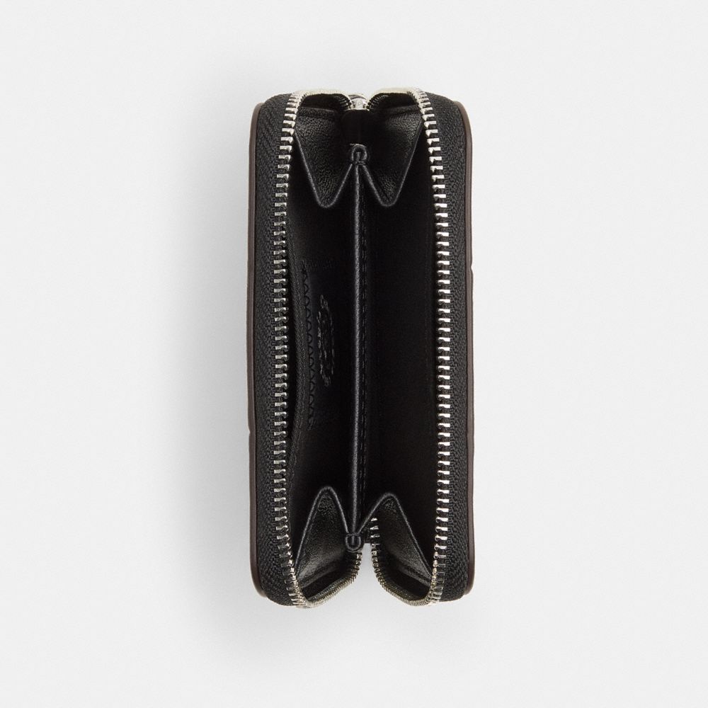 Coach Zip Around Wallet In Upcrafted Leather Black
