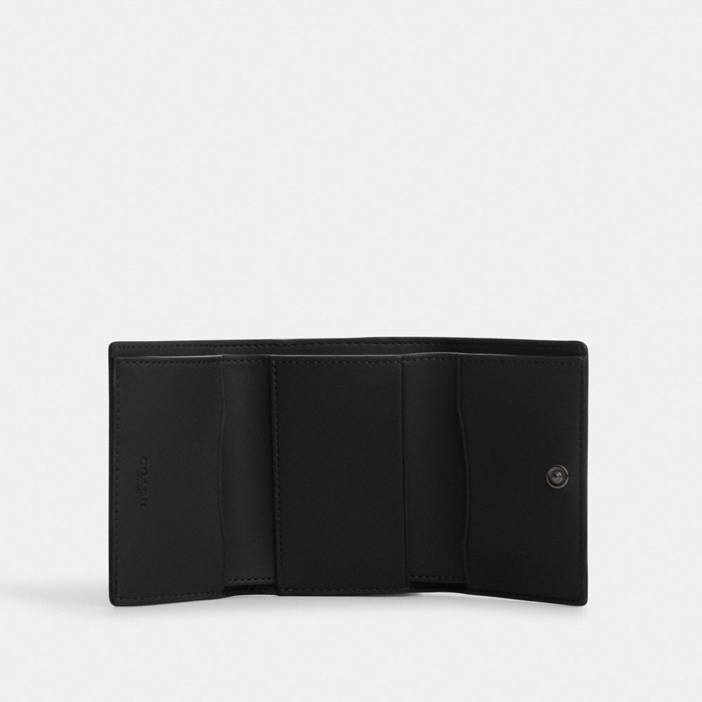 Coach Micro Wallet Black Copper Black